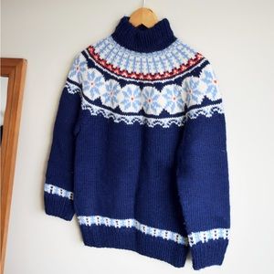 Vintage Danish Ski Sweater from Millie and Lou